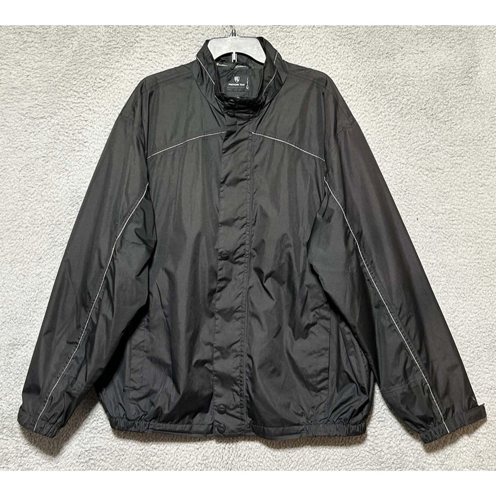 FIRETHORN TOUR Vented Rain Weather Waterproof Windbreaker Golf Jacket Mens XL